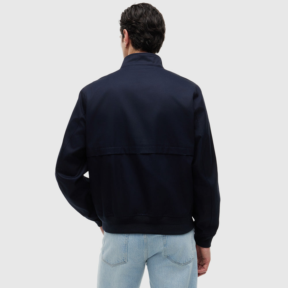 Twill Harrington Jacket - Navy