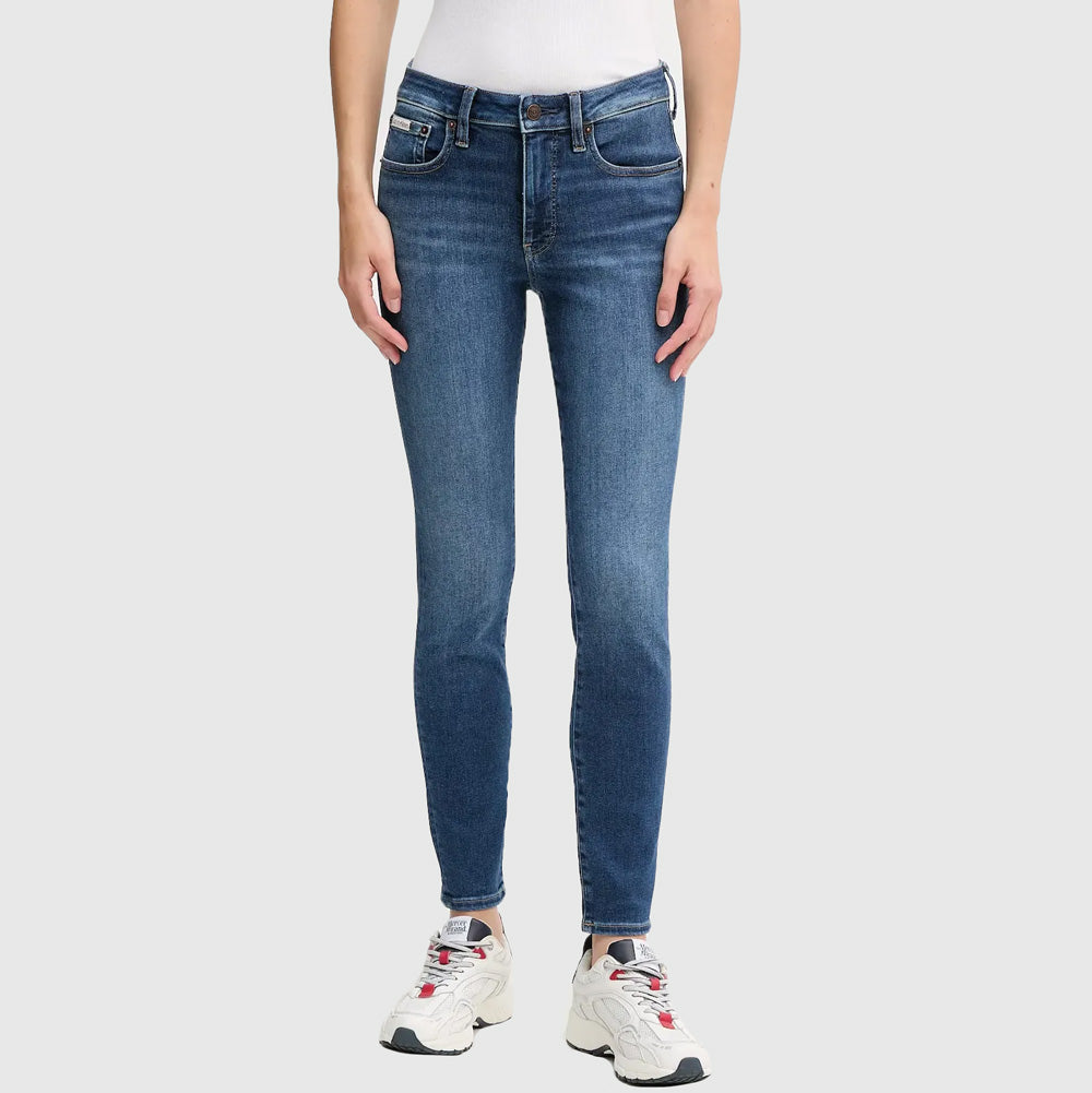 Calvin Klein Mid Rise Skinny Jeans - Denim Medium |ThirdBaseUrban