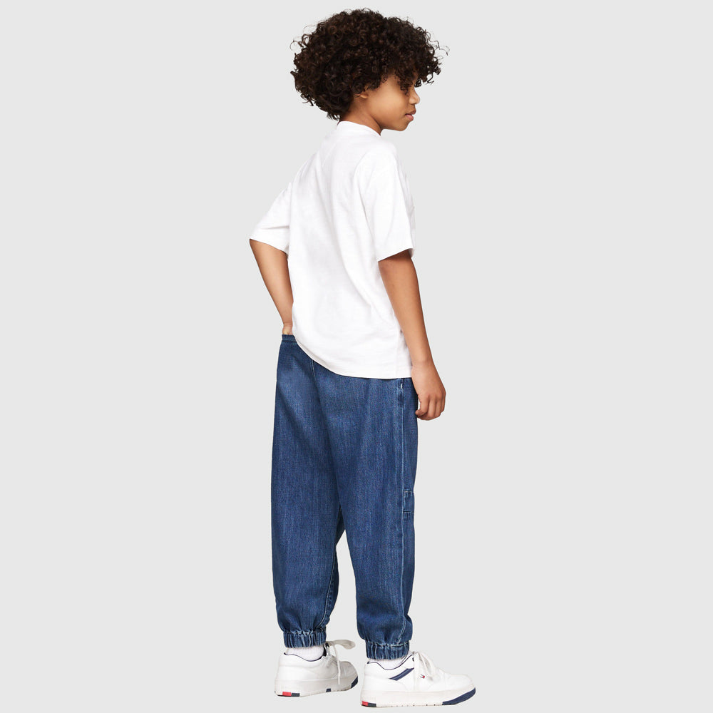 Kids Embroidered T-Shirt - White