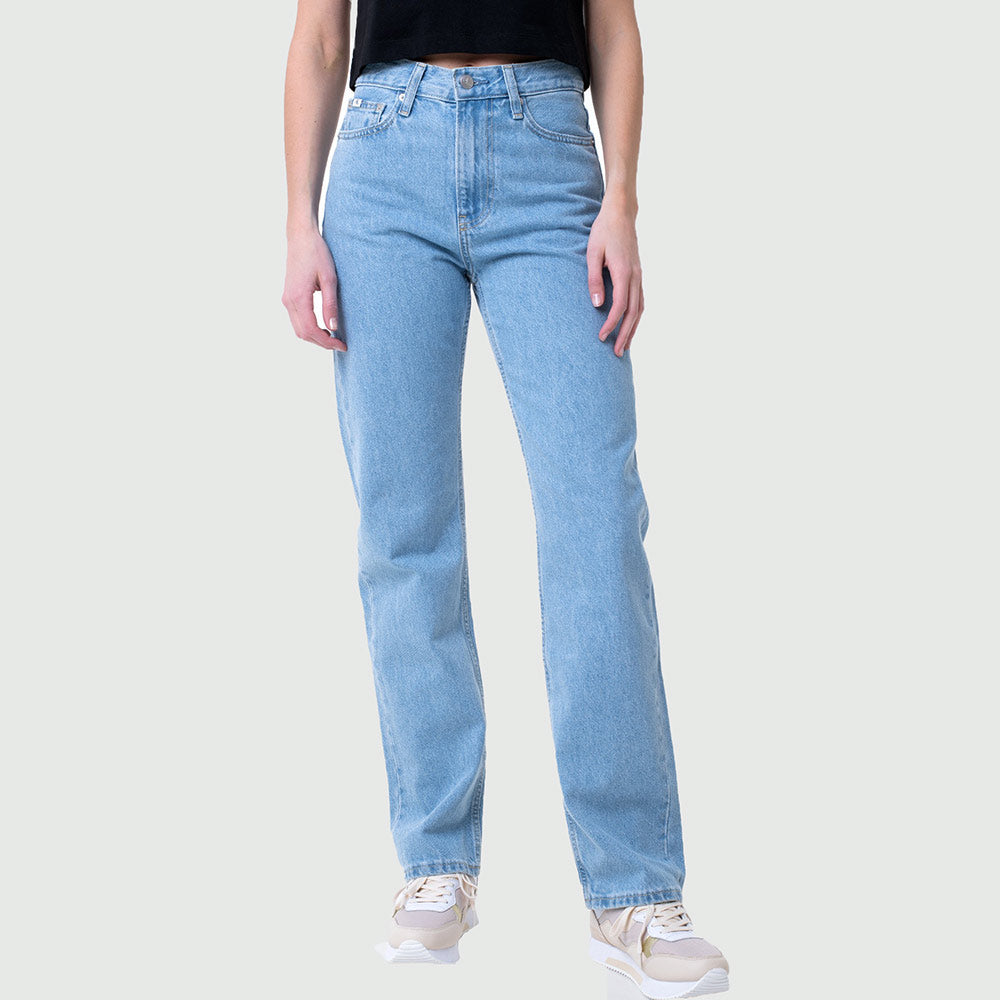 High-Rise Straight Denim - Denim Light*
