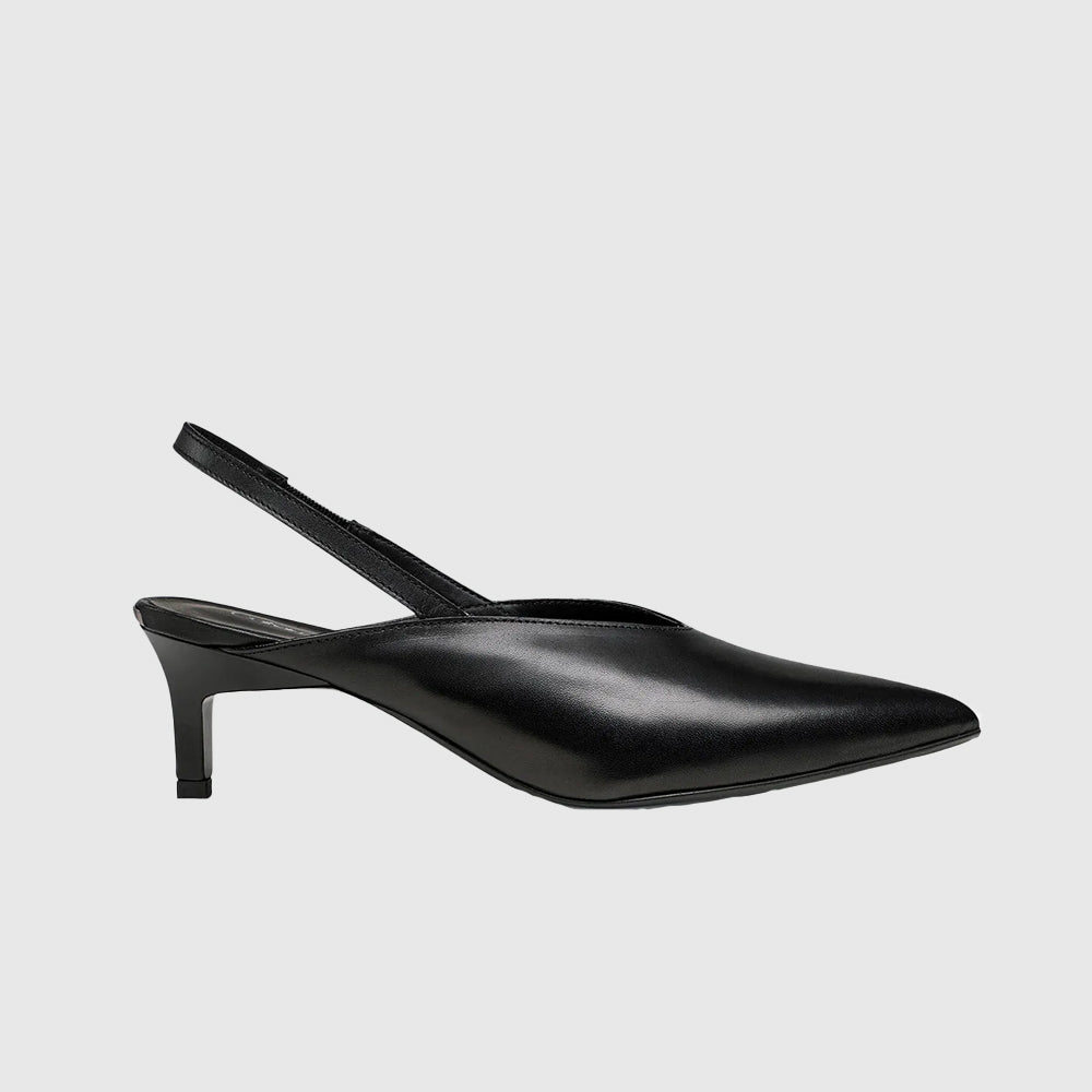 Slingback Pump - Black*