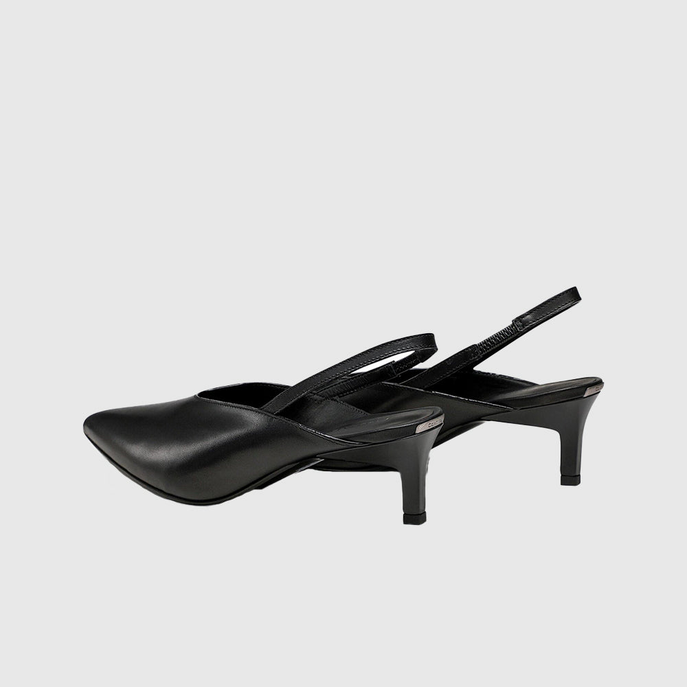 Slingback Pump - Black*