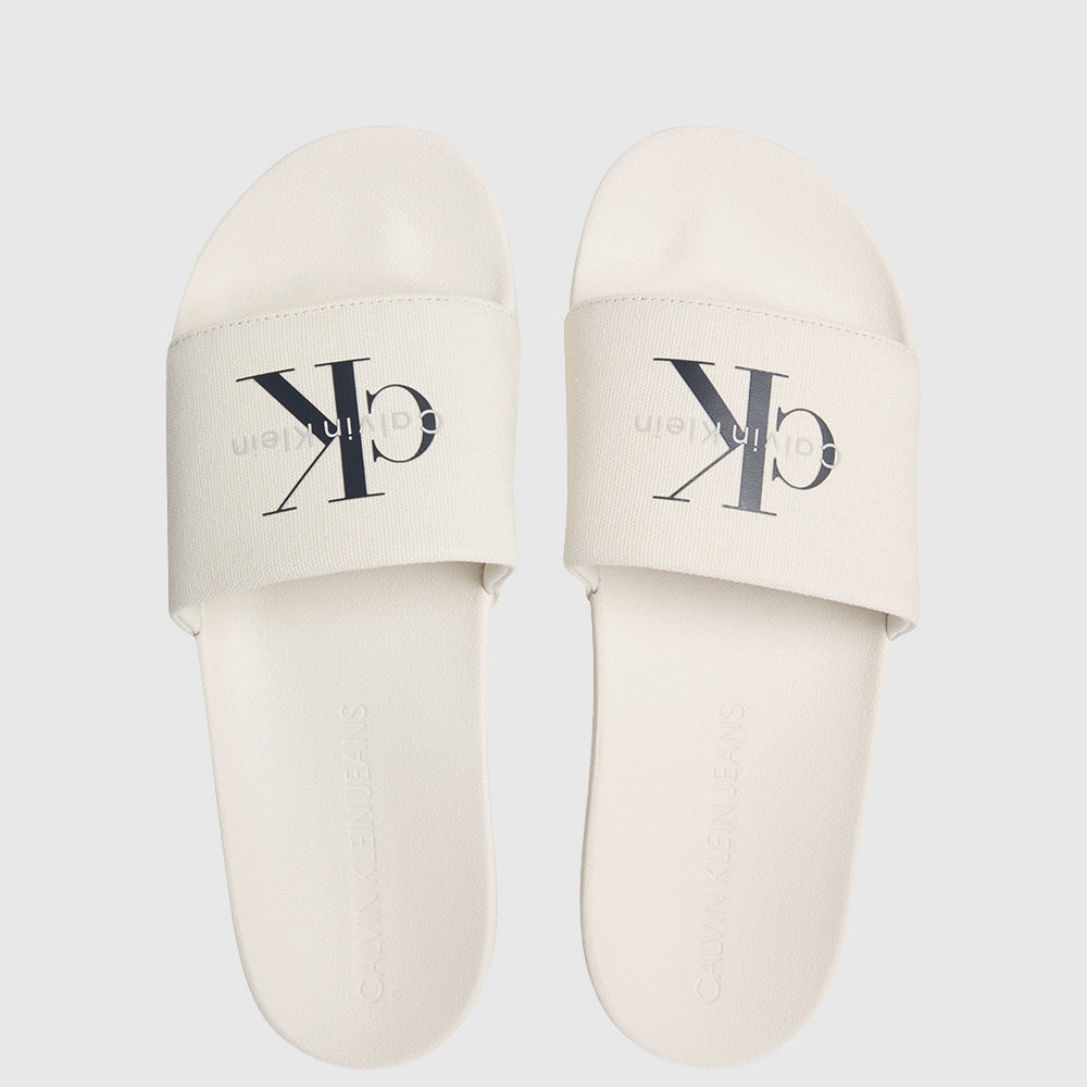 Slide Monologo Slip On - Off White Multi*