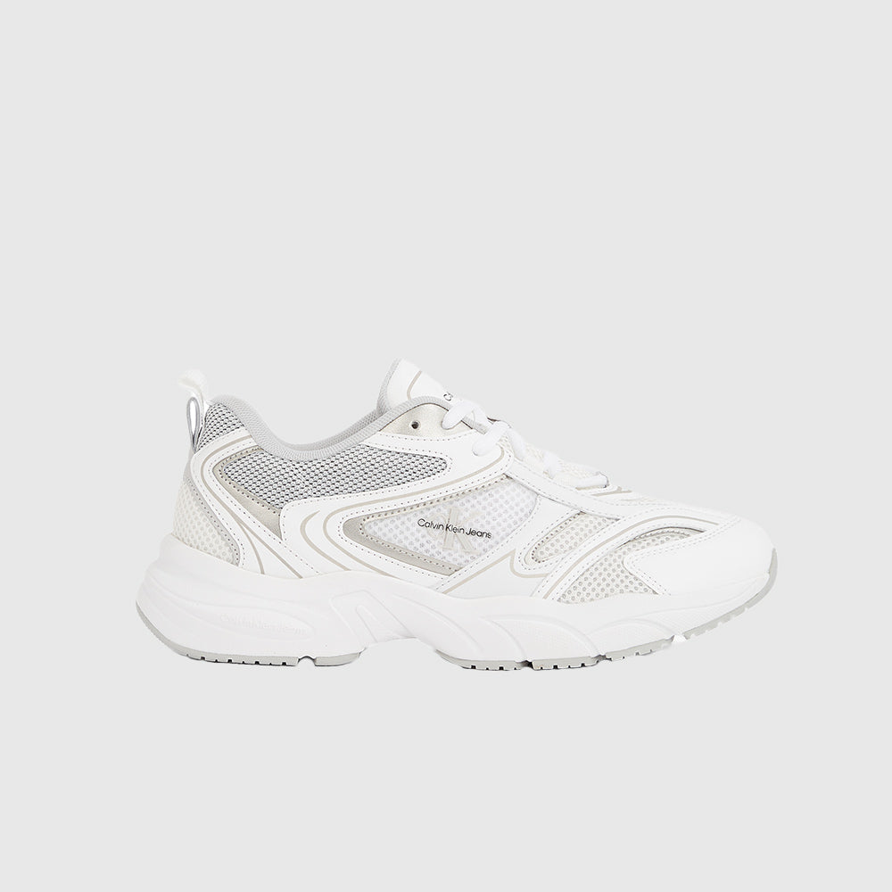 Retro Tennis Mesh Runner - White Multi*