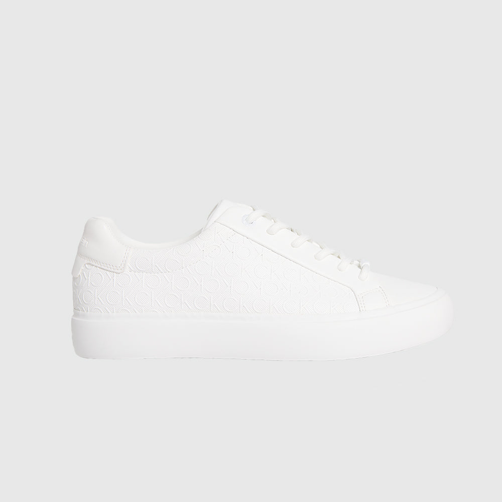 Vulcanized Lace Up Sneaker - White*
