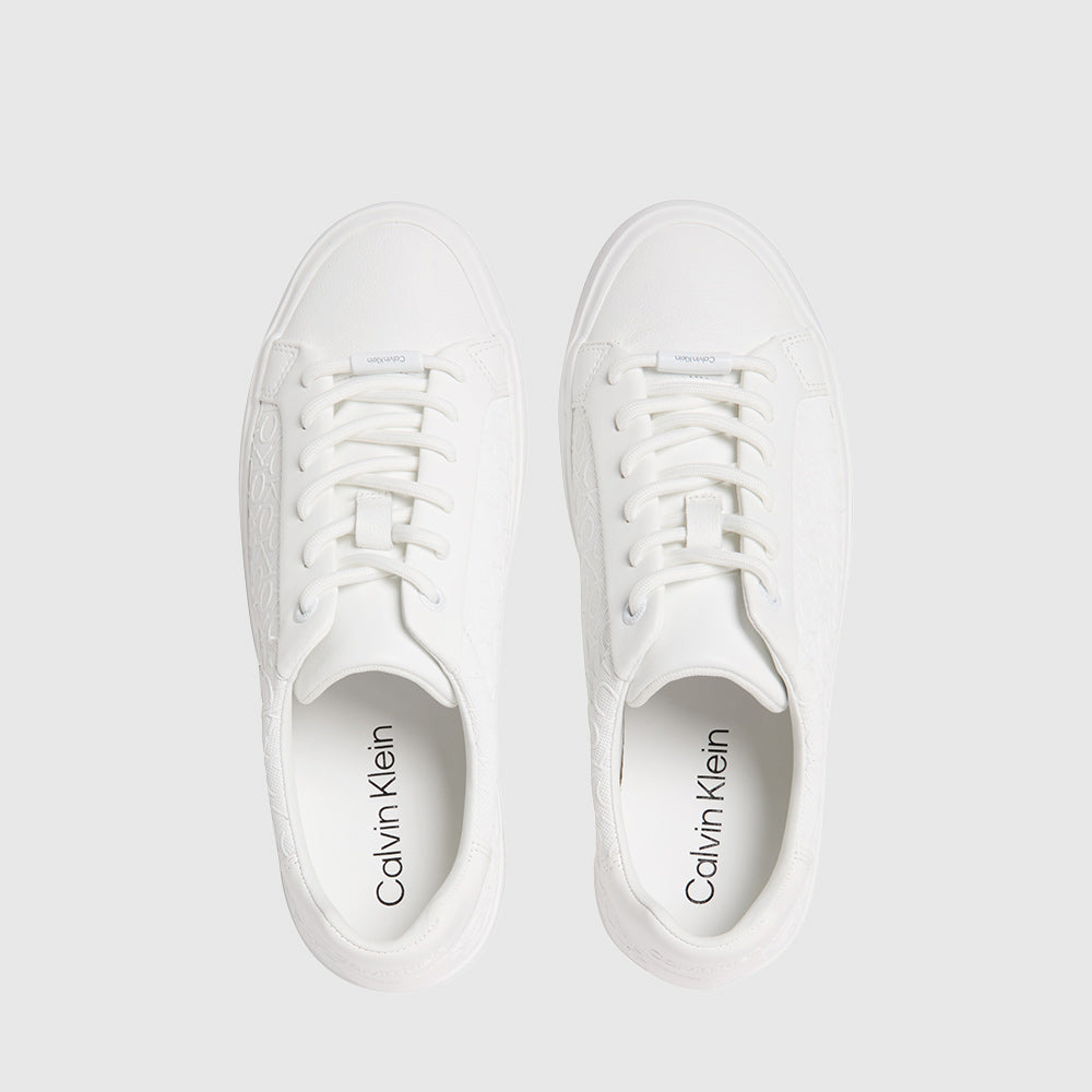 Vulcanized Lace Up Sneaker - White*