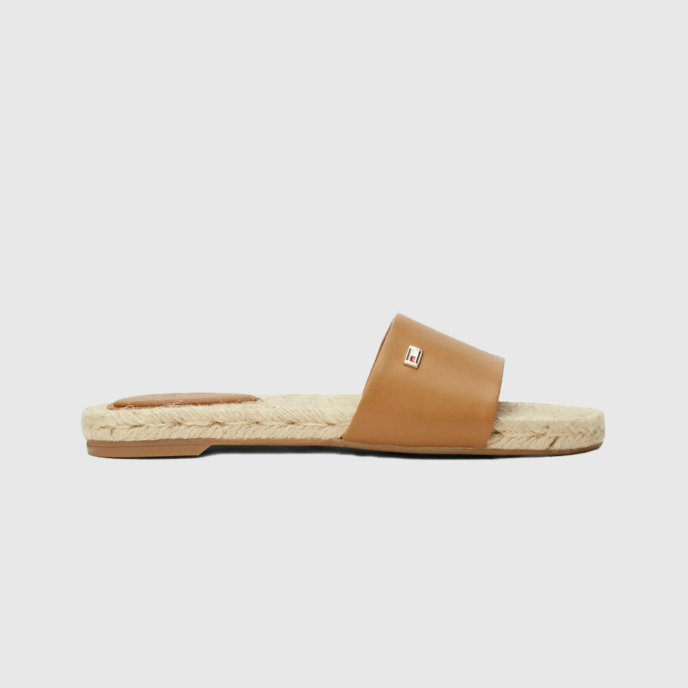 Simple Leather Flat - Tan*