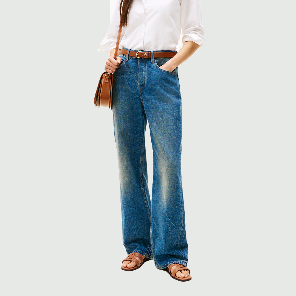 Logo Strap Mule - Tan*