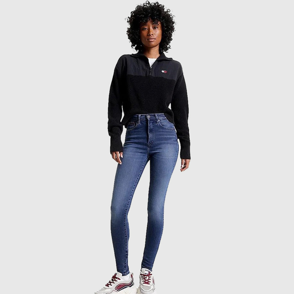 High Rise Super Skinny - Denim Dark*