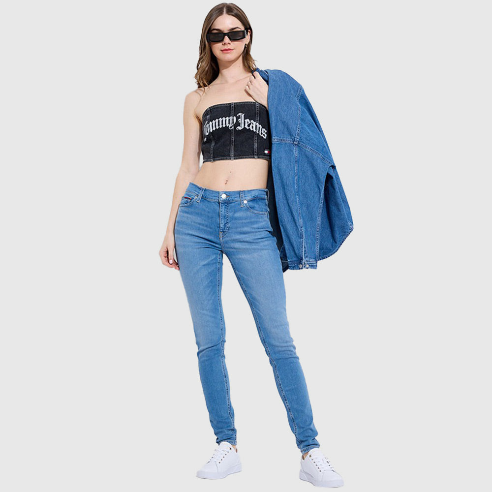 Bustier Top - Denim Black*