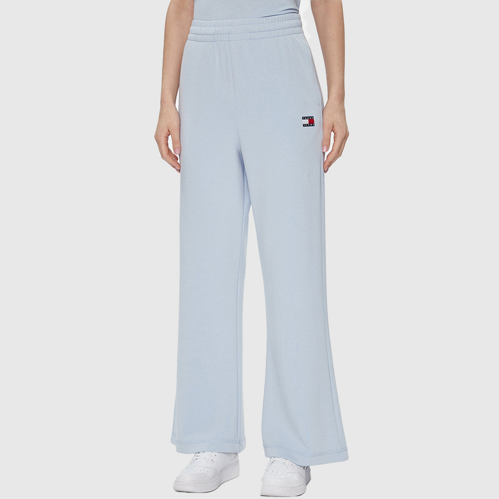 Badge Wide Sweatpants - Light Blue*