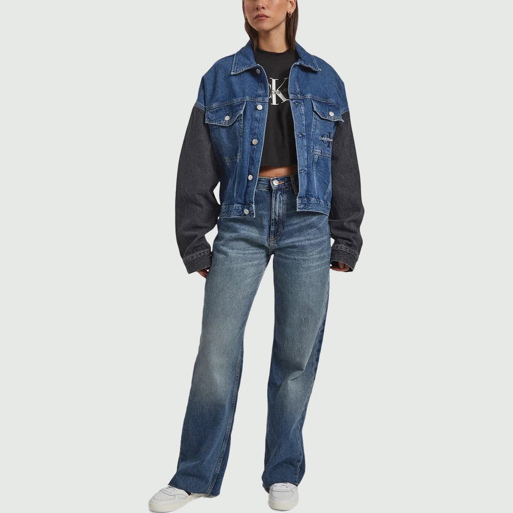 Extreme Oversize Denim Jacket - Denim Dark*