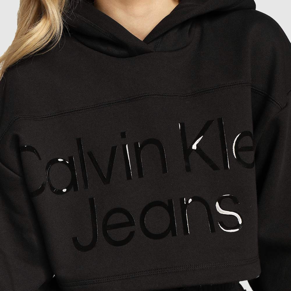 Shiny Institutional Hoodie - Black*