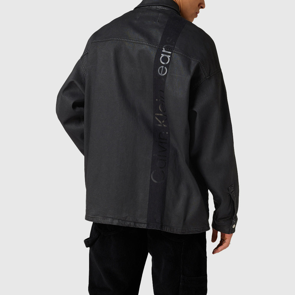 Extreme Oversized Shirt Jacket - Black*