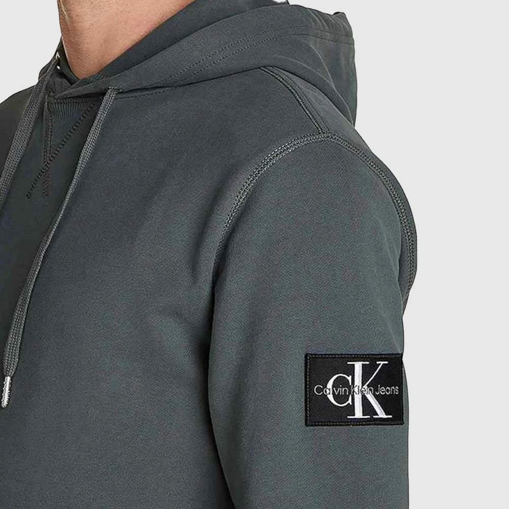 Badge Hoodie - Grey*