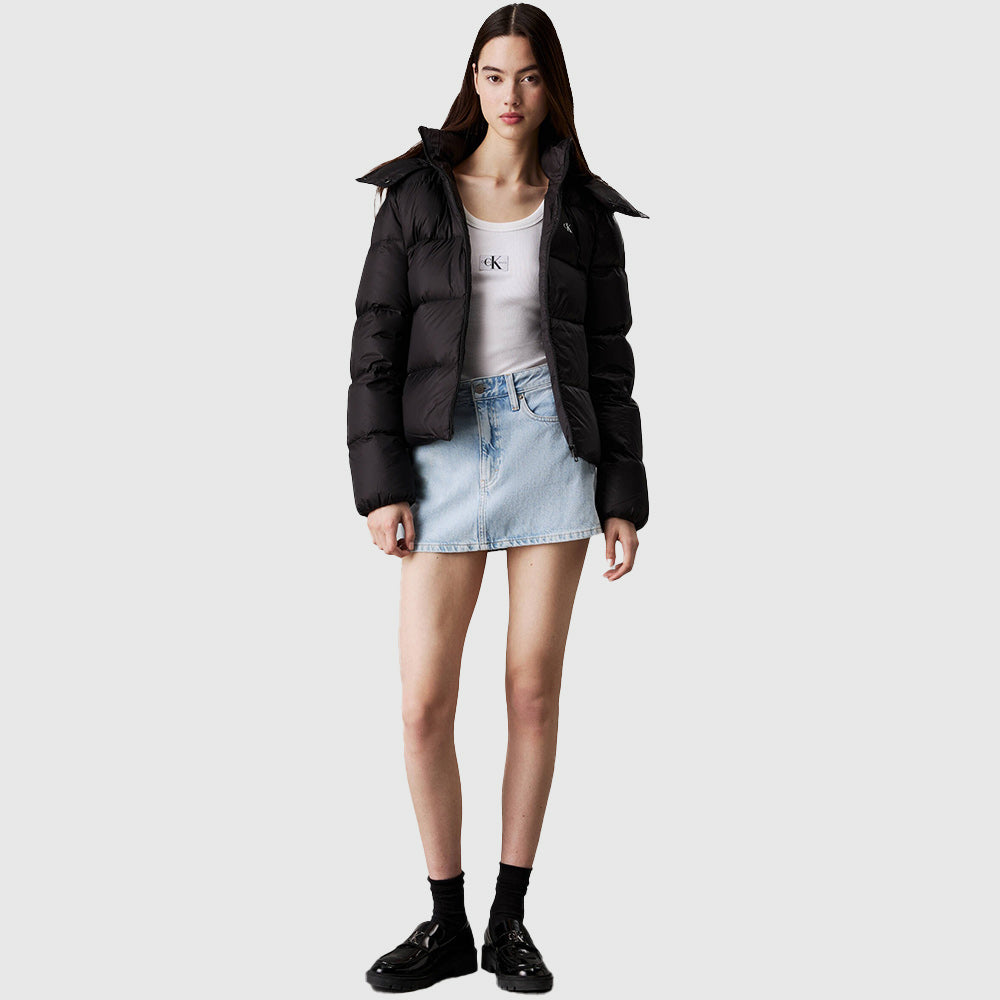 Down Short Puffer - Black*