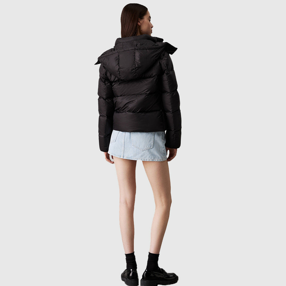 Down Short Puffer - Black*