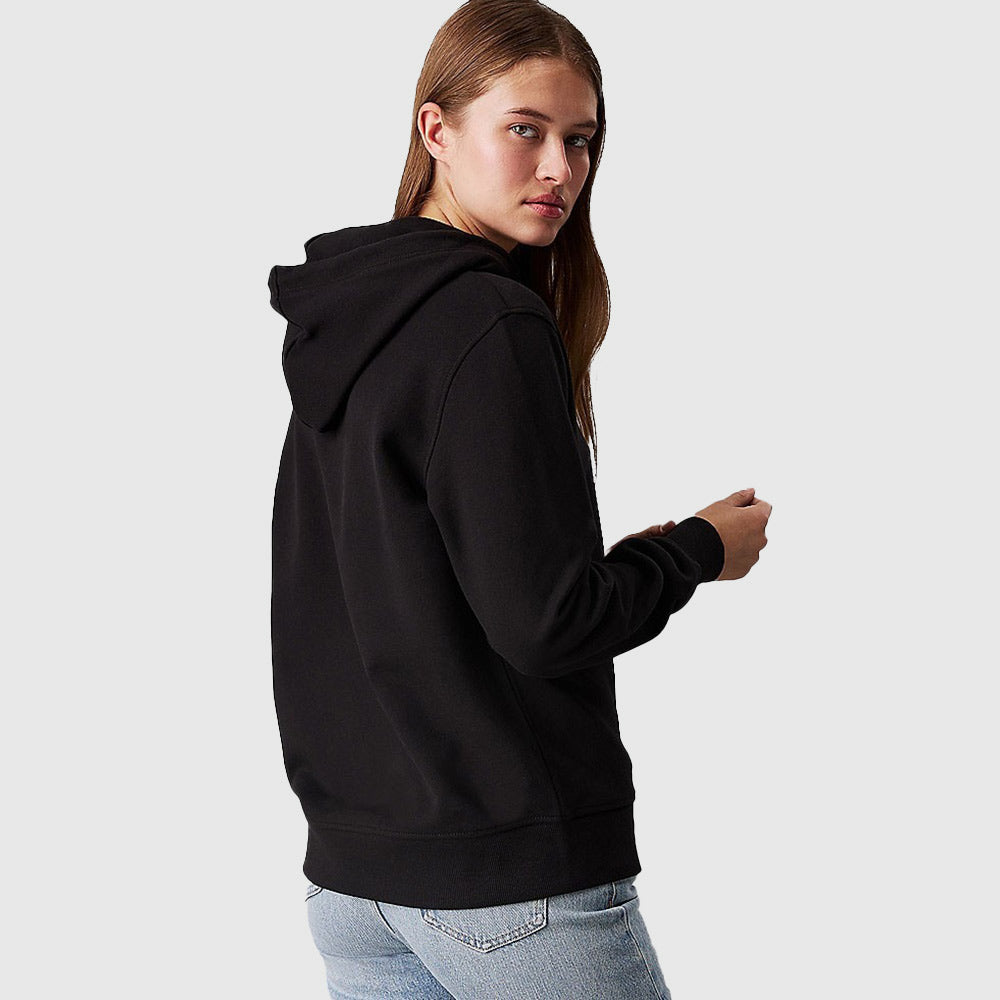 Embroidered CK Regular Hoodie - Black*