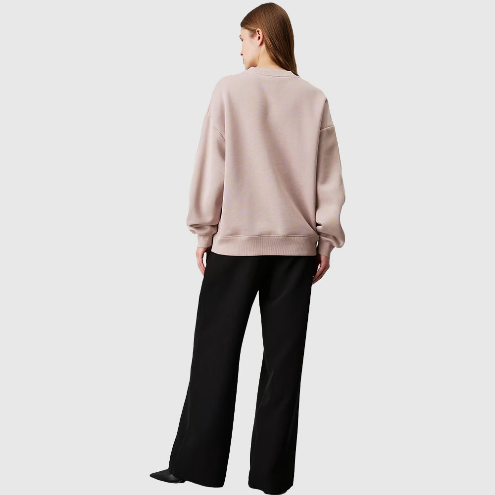 Embroidered NYC Relaxed Sweater - Brown*
