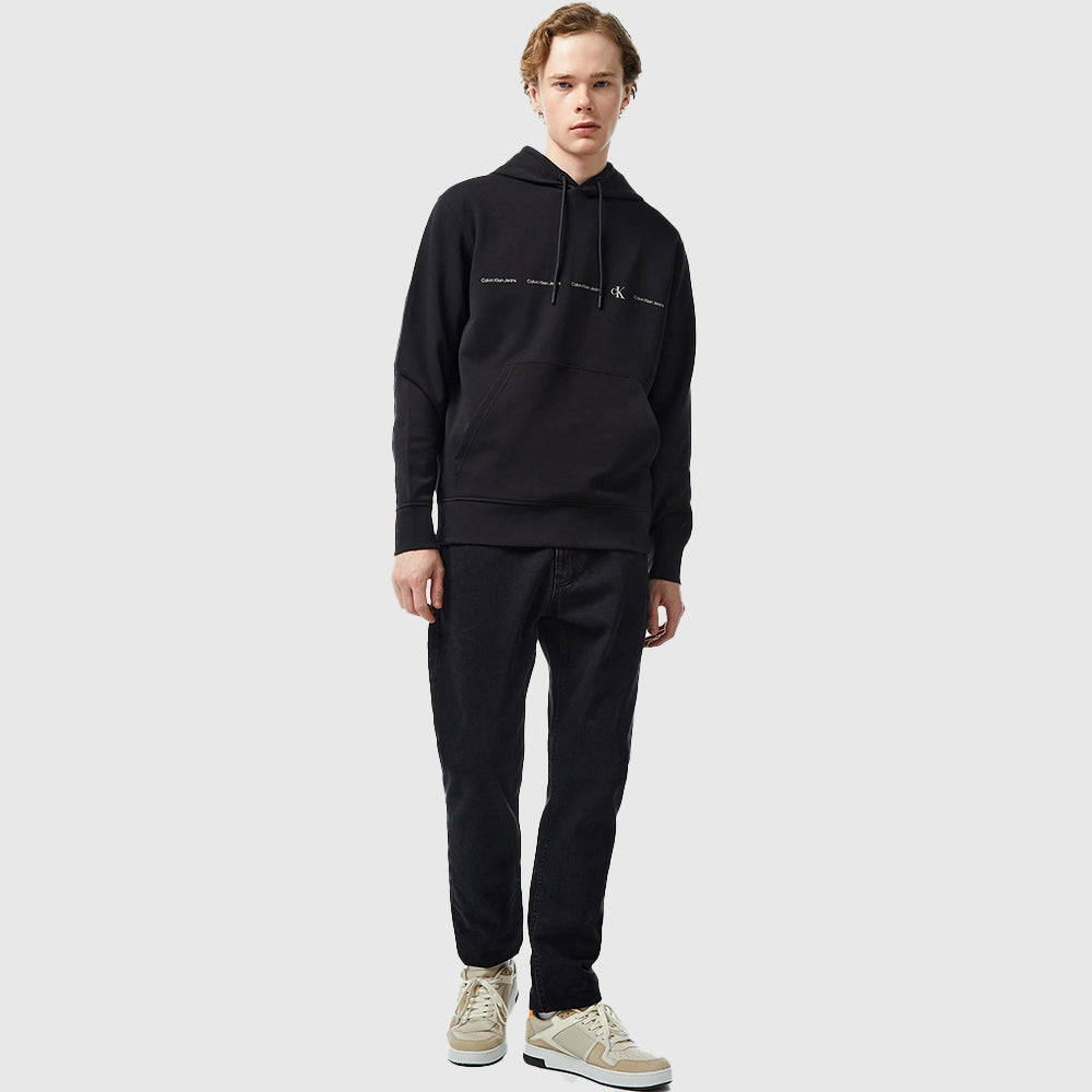 Logo Repeat Hoodie - Black*