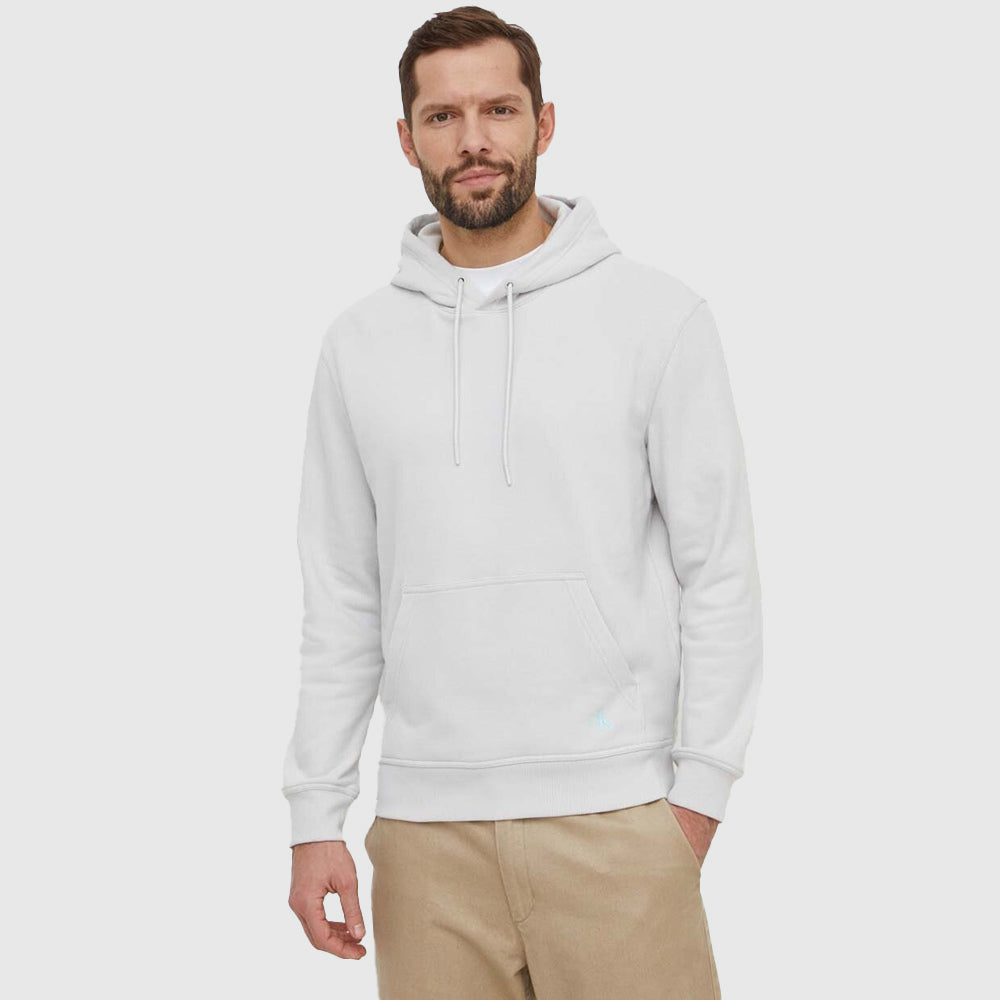 Blown Up Diffused Stacked Hoodie - Light Grey*