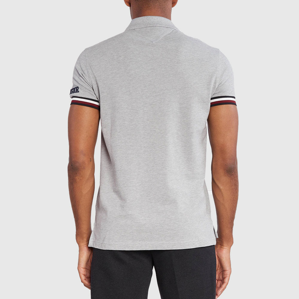Monotype Cuff Slim Polo - Grey*