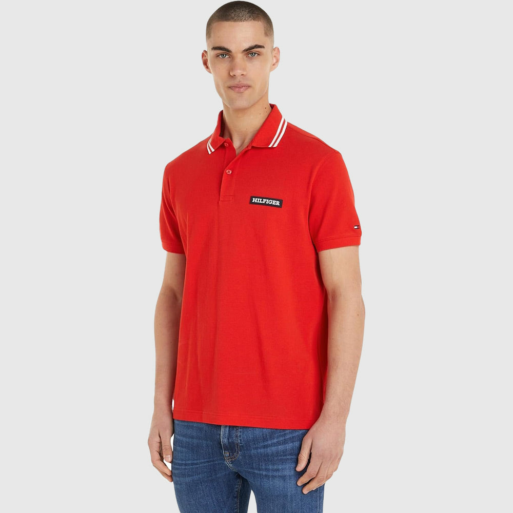 Monotype Badge Regular Polo - Red*