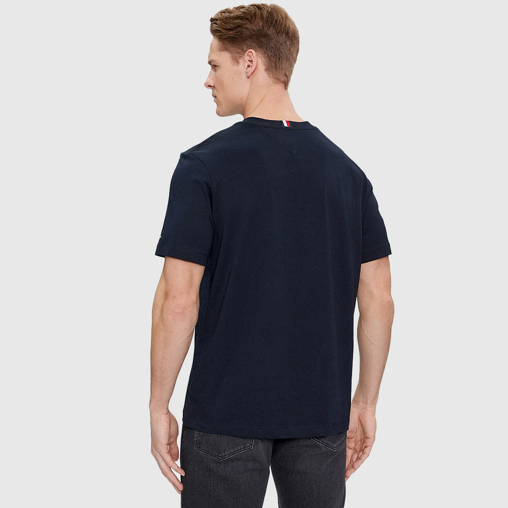 Flag Logo T-Shirt - Navy*