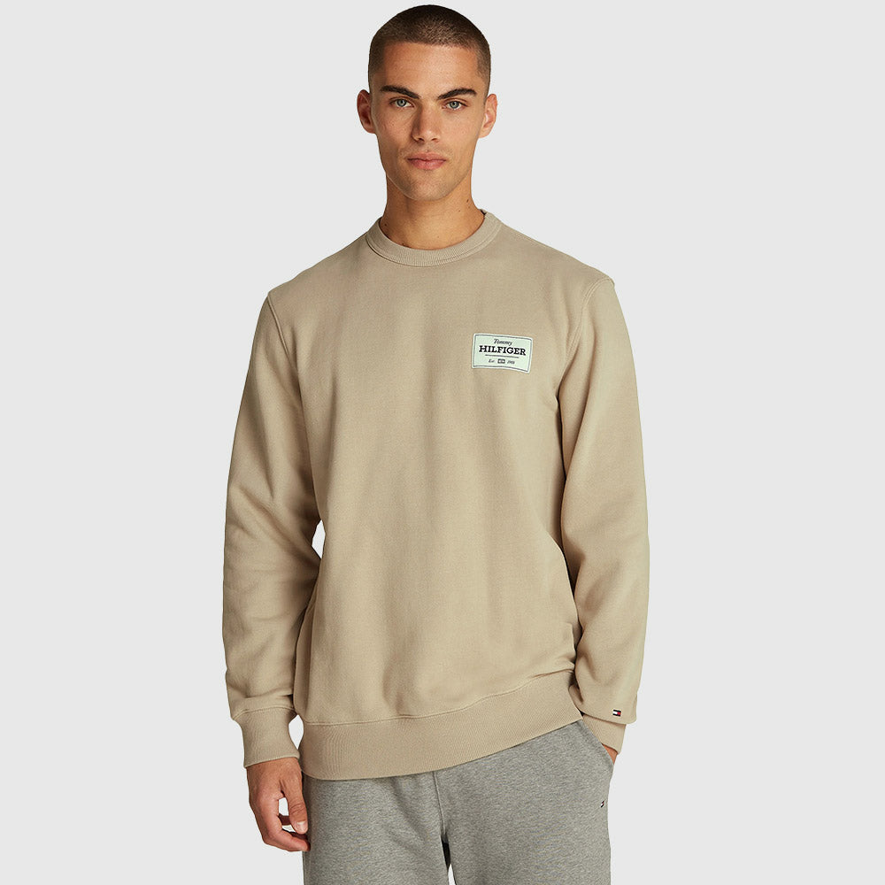 Monotype Label Sweatshirt - Beige*
