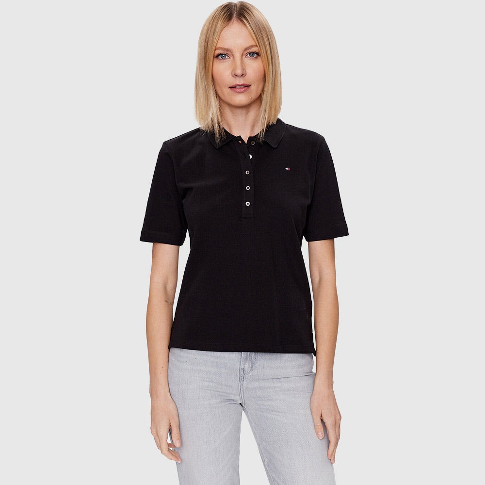 Regular Pique Polo - Black*