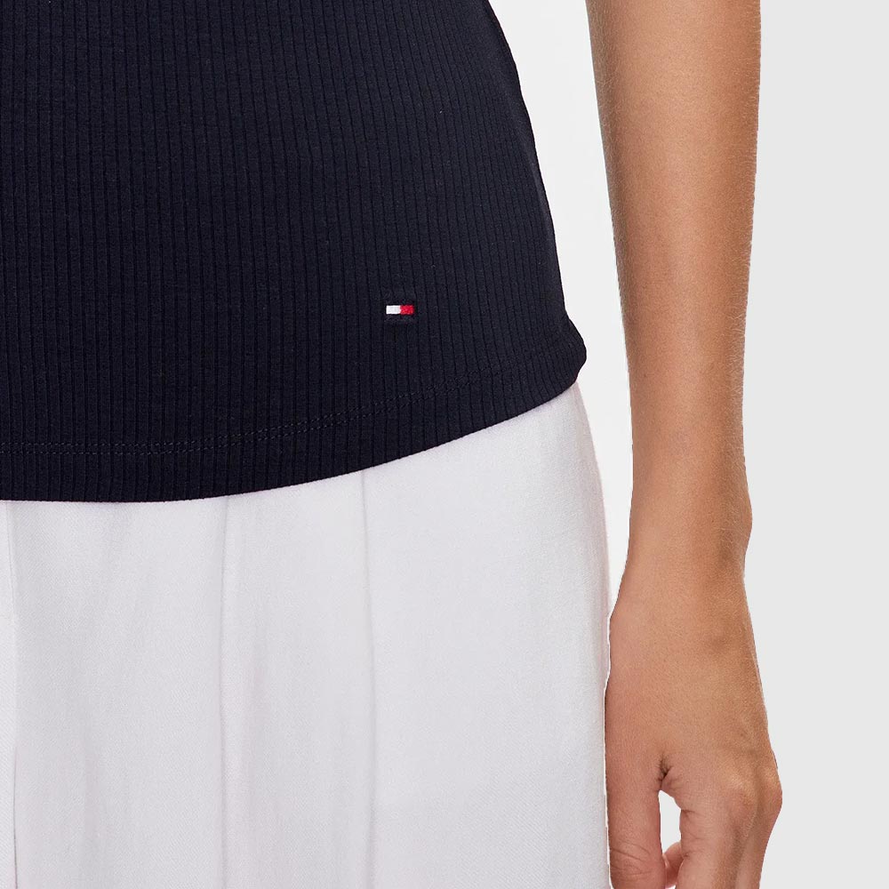 Slim Rib Tank - Navy*