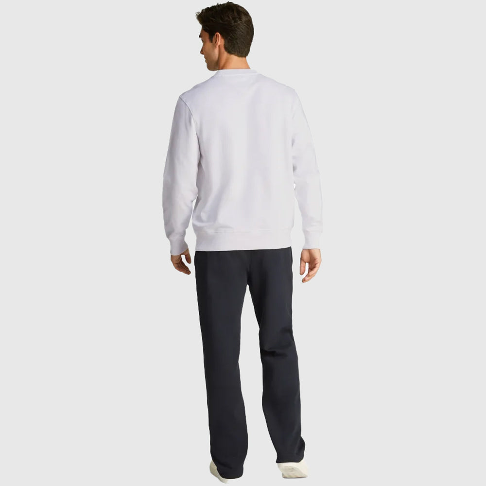 Embroidered Logo Sweatshirt - White*