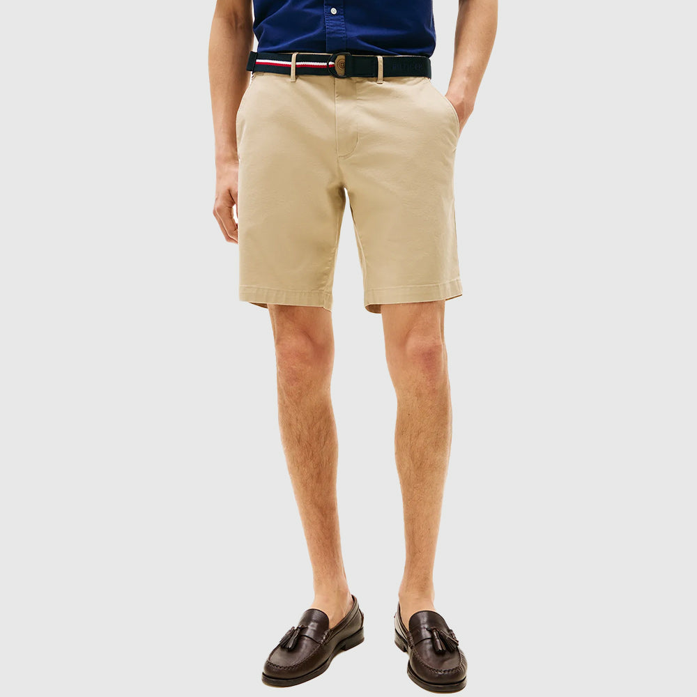 Brooklyn Twill Belt Short - Beige*
