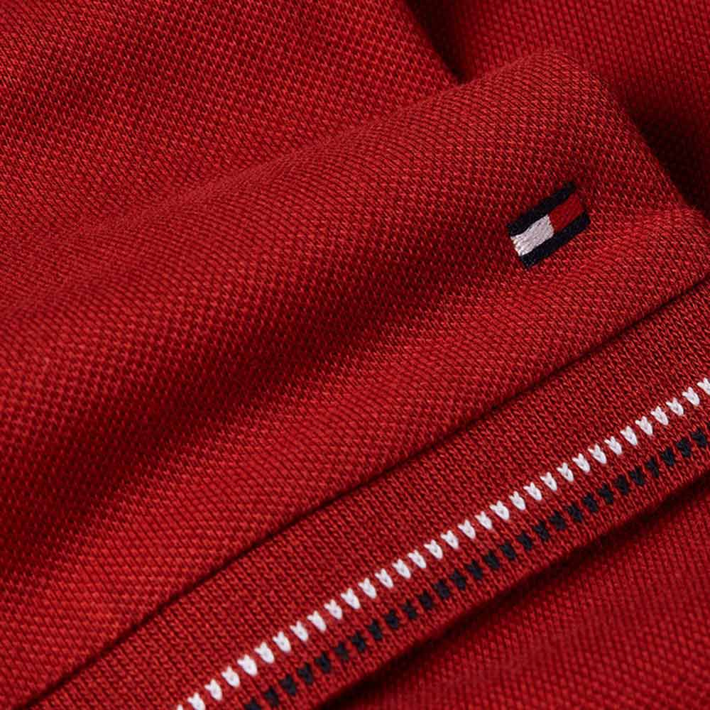 Tipping Polo Dress - Magma*