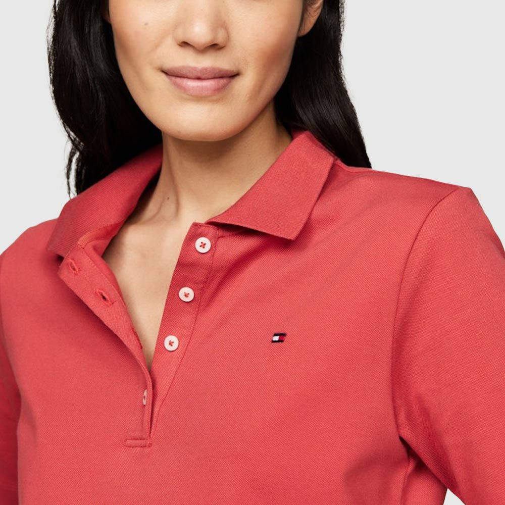 Regular Pique Polo - Red*