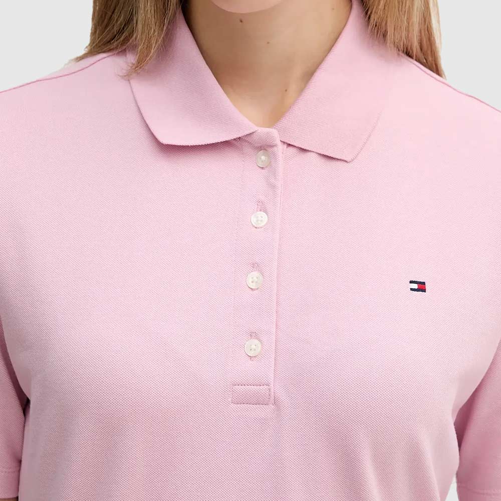 Regular Pique Polo - Pink*