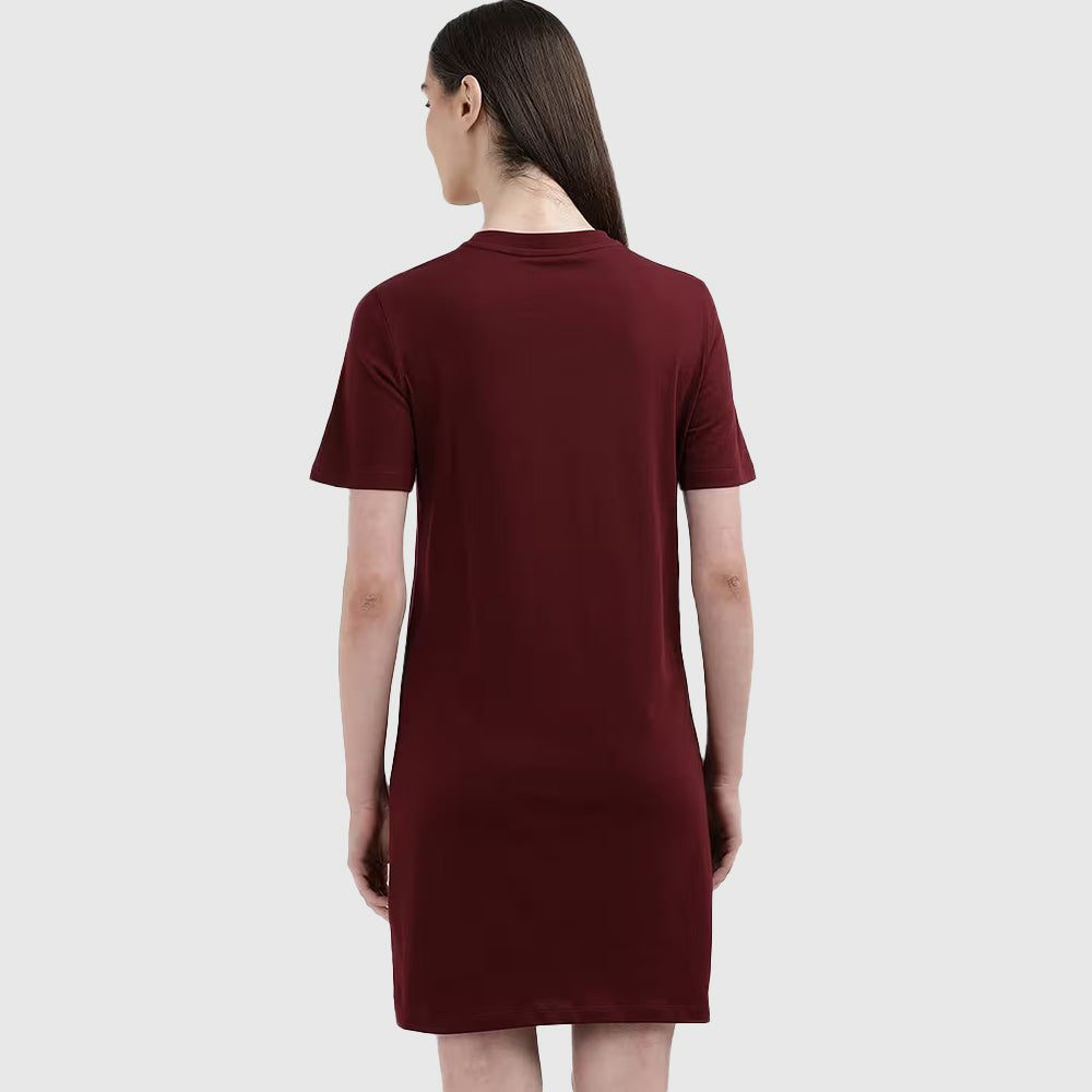 Regular Nautical Tee Dress - Rouge*