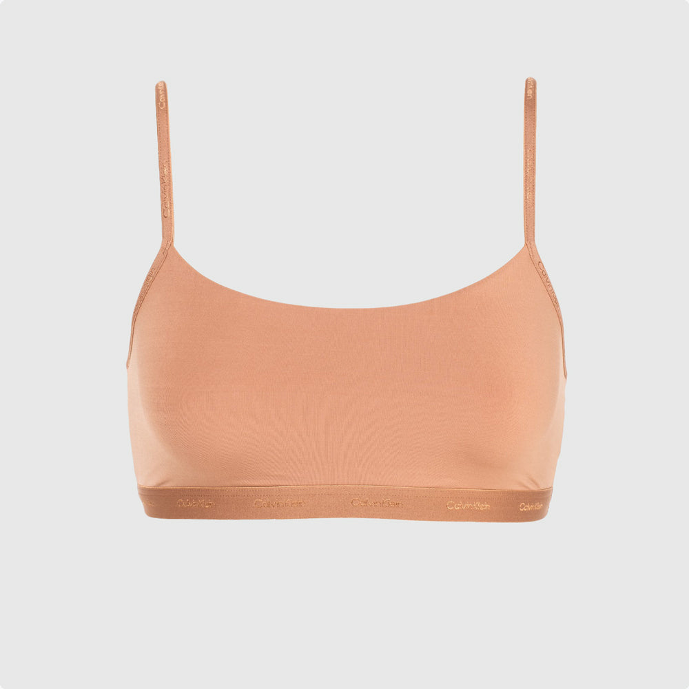 Calvin Klein Unlined Bra - Brown |ThirdBaseUrban