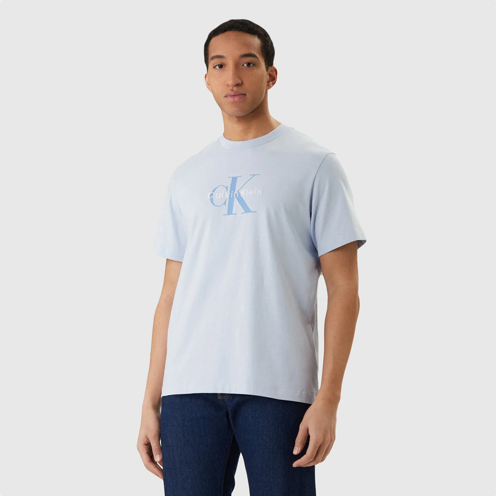 Calvin Klein Hero Monologo T-Shirt - Light Blue |ThirdBaseUrban