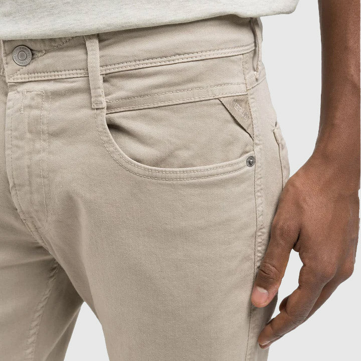 9.5 Oz Stretch Bull Denim - Beige