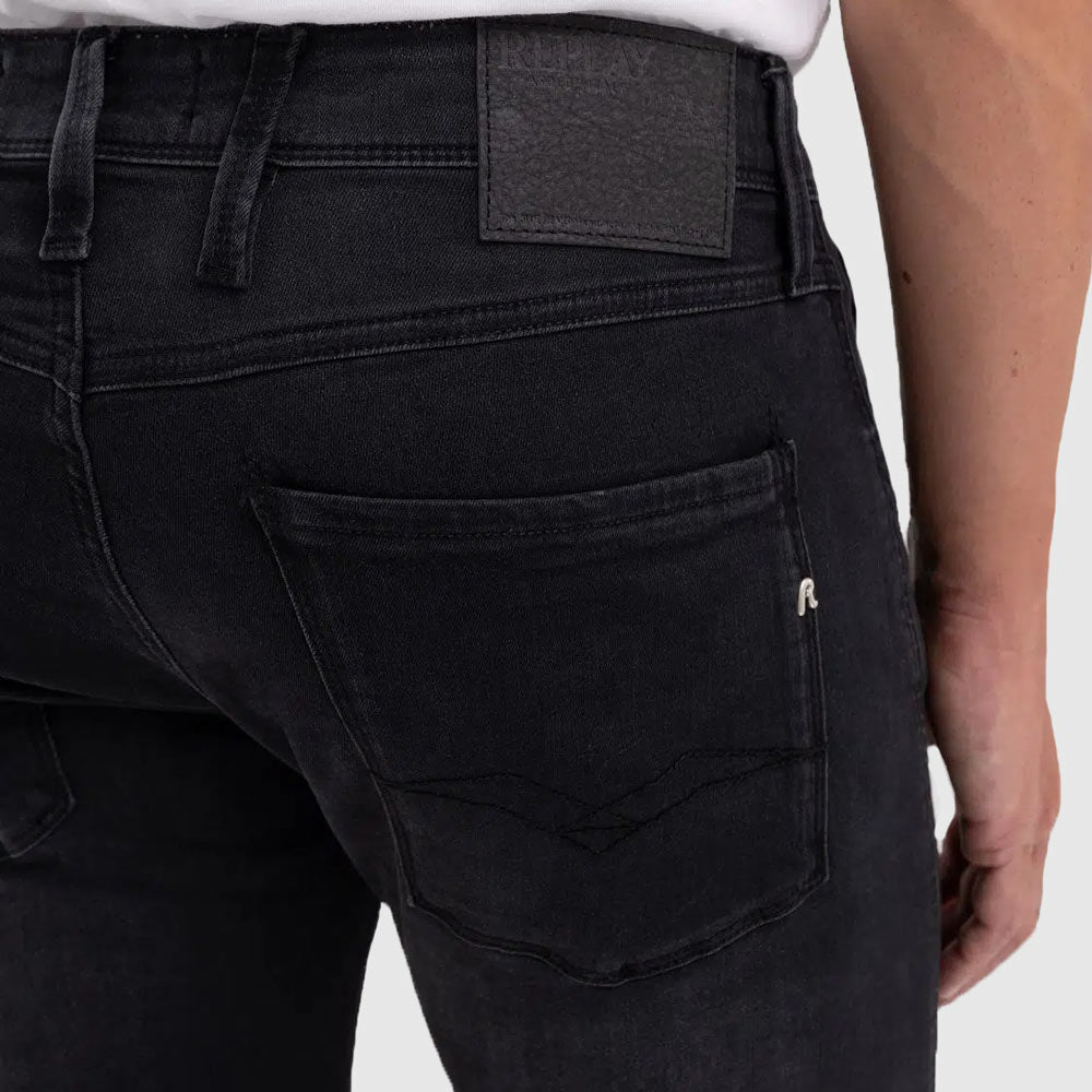 Anbass Powerstretch Denim Jeans - Dark Grey