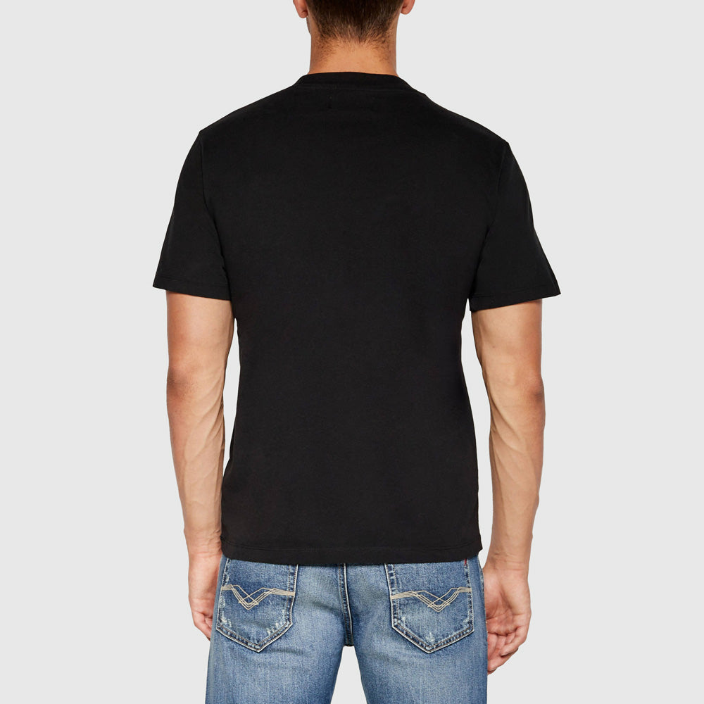 Attitude Print T-Shirt - Black