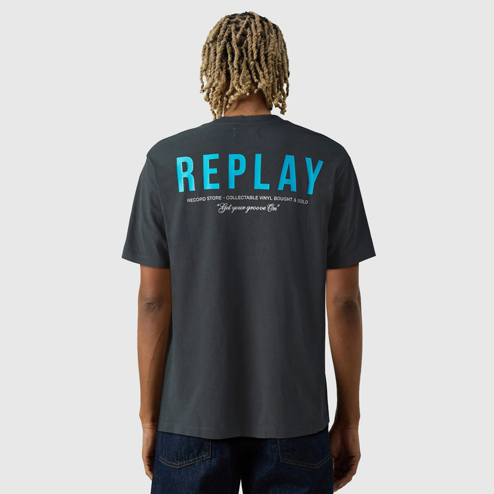 Back Graphic T-Shirt - Black