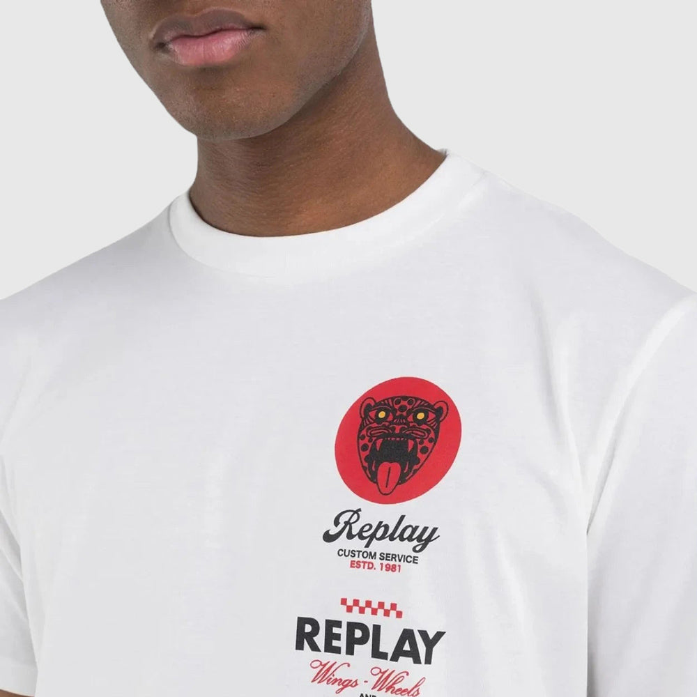 Badge Graphic T-Shirt - White