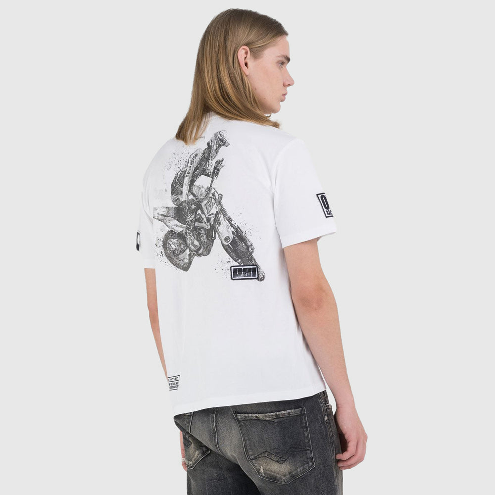 Badge Graphic T-Shirt - White