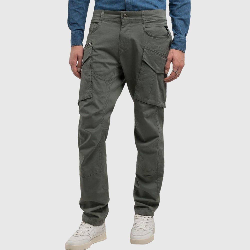 Replay Comfort Cargo Pants - Olive |ThirdBaseUrban