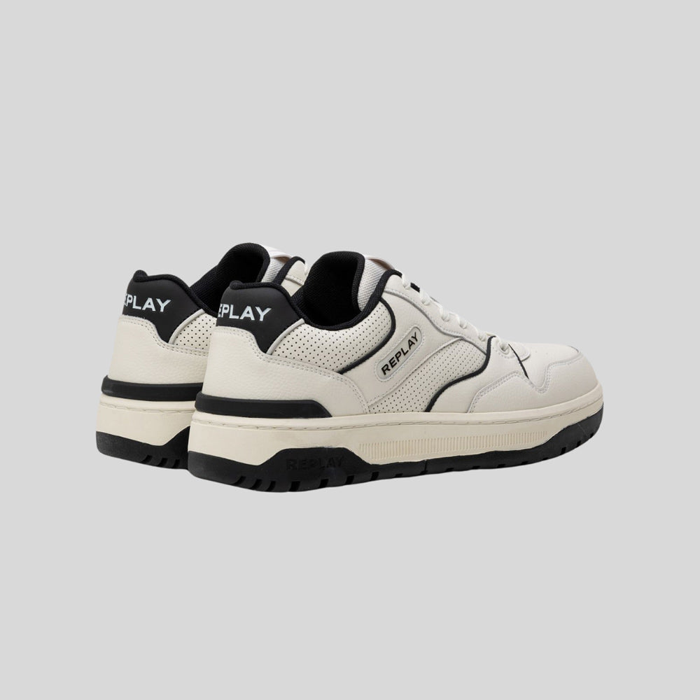 Gemini Punch Sneaker - Off White Multi