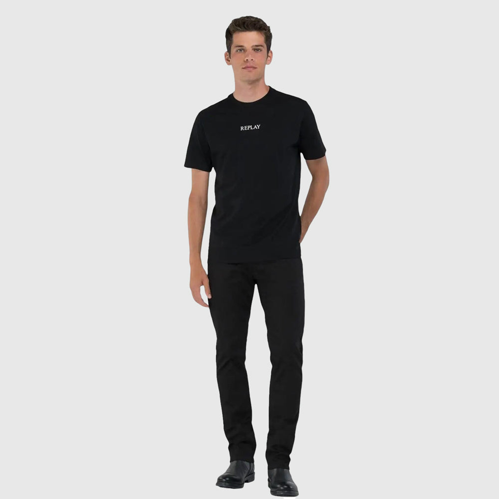 Minimal Logo Font T-Shirt - Black