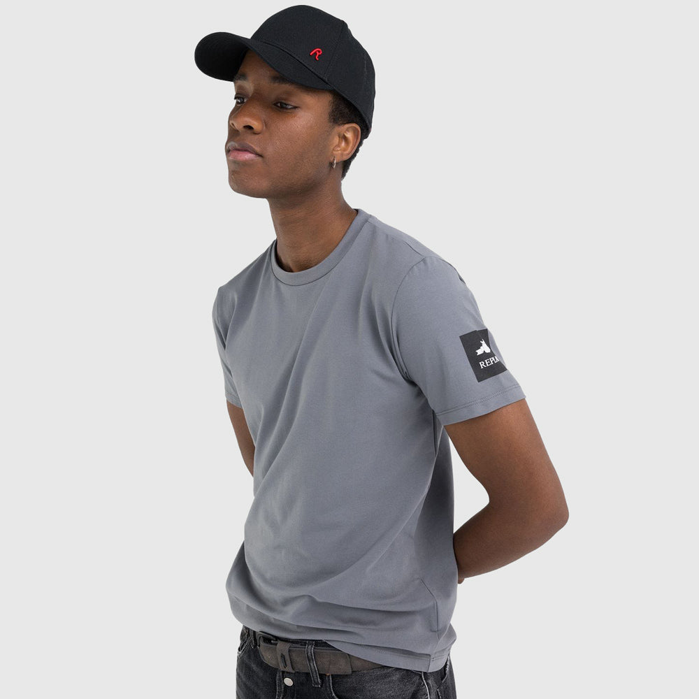 Replay Sleeve Badge T-Shirt |ThirdBaseUrban