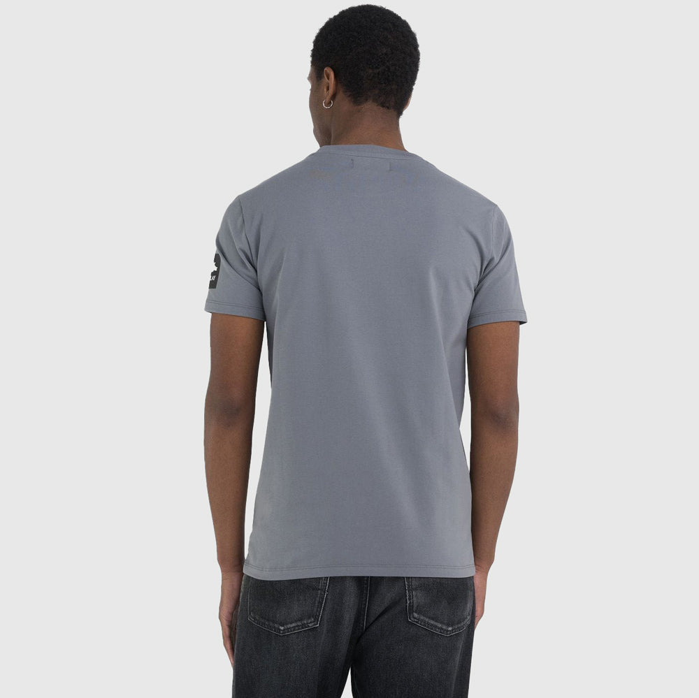 Sleeve Badge T-Shirt - Grey
